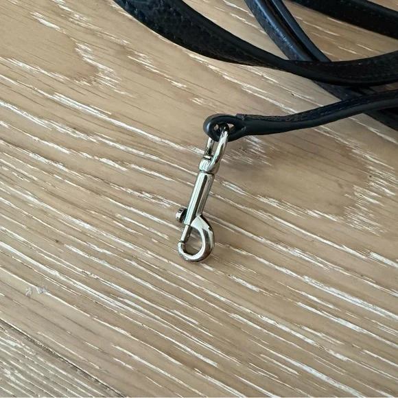 Coach Mini Bennett Satchel Black Leather Floral Boston Bag NWOT Authentic - Picture 7 of 13